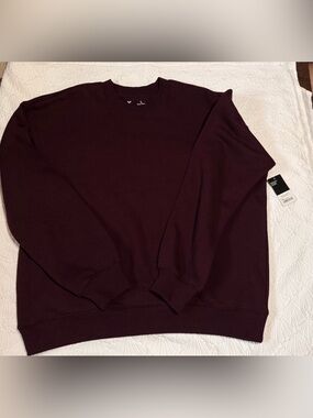 Xersion Men's Crewneck Sweater - Deep Burgundy